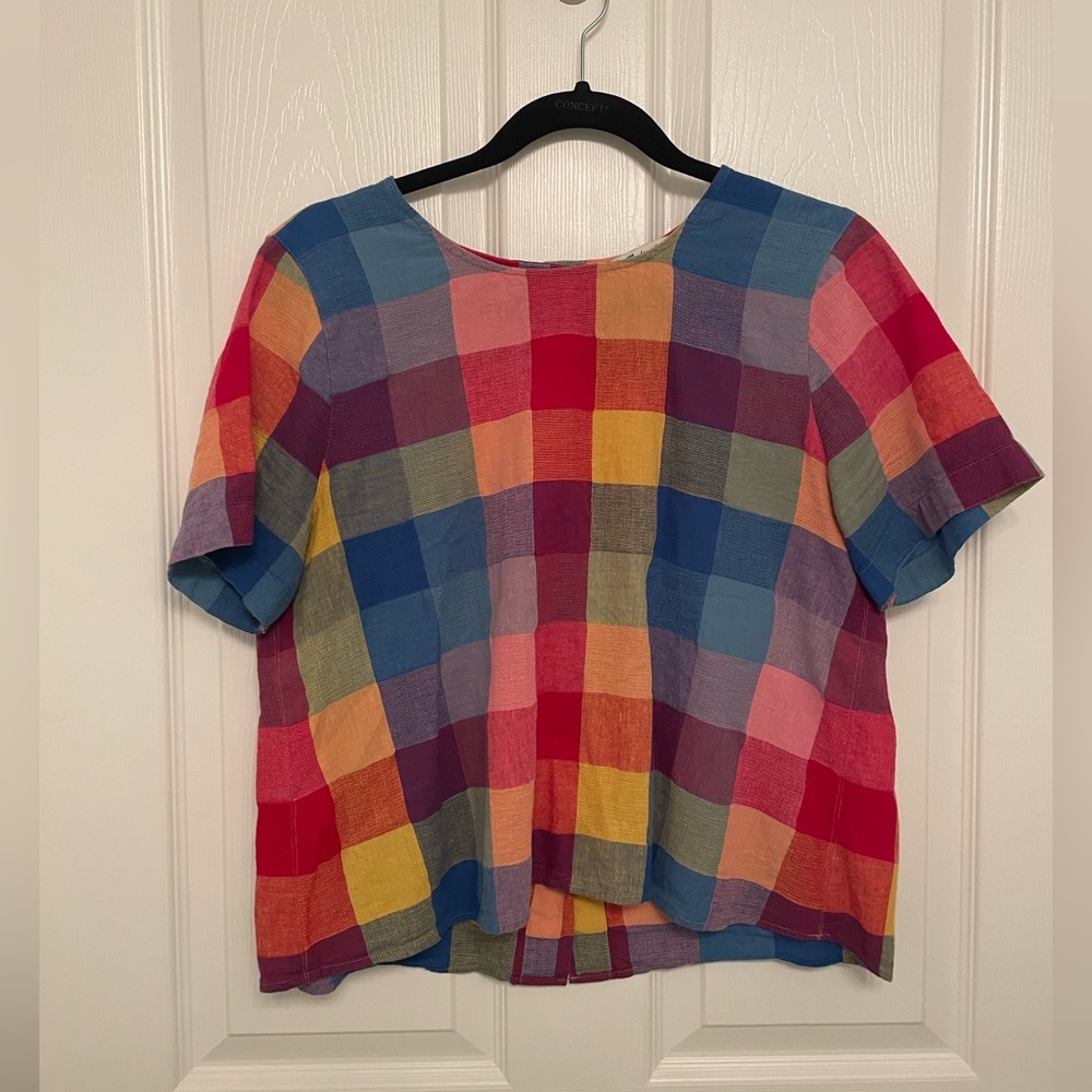 Madewell Rainbow Crop Tee